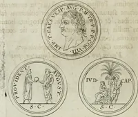 An illustration from Thesaurus numismatum e musaeo Caroli Patini (1672)