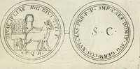 An illustration from Thesaurus numismatum e musaeo Caroli Patini (1672)