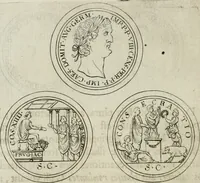An illustration from Thesaurus numismatum e musaeo Caroli Patini (1672)