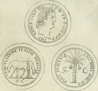 An illustration from Thesaurus numismatum e musaeo Caroli Patini (1672)