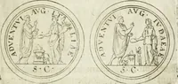 An illustration from Thesaurus numismatum e musaeo Caroli Patini (1672)