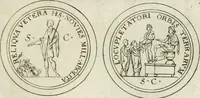 An illustration from Thesaurus numismatum e musaeo Caroli Patini (1672)