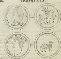 An illustration from Thesaurus numismatum e musaeo Caroli Patini (1672)