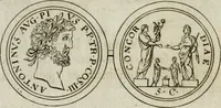 An illustration from Thesaurus numismatum e musaeo Caroli Patini (1672)