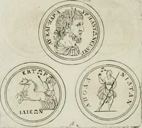 An illustration from Thesaurus numismatum e musaeo Caroli Patini (1672)