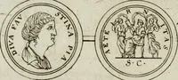 An illustration from Thesaurus numismatum e musaeo Caroli Patini (1672)