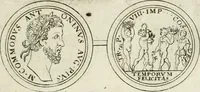 An illustration from Thesaurus numismatum e musaeo Caroli Patini (1672)