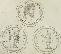 An illustration from Thesaurus numismatum e musaeo Caroli Patini (1672)