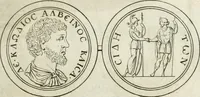 An illustration from Thesaurus numismatum e musaeo Caroli Patini (1672)