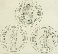 An illustration from Thesaurus numismatum e musaeo Caroli Patini (1672)