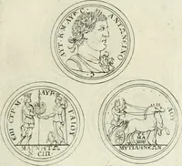 An illustration from Thesaurus numismatum e musaeo Caroli Patini (1672)