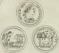 An illustration from Thesaurus numismatum e musaeo Caroli Patini (1672)