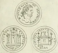 An illustration from Thesaurus numismatum e musaeo Caroli Patini (1672)