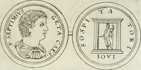 An illustration from Thesaurus numismatum e musaeo Caroli Patini (1672)