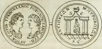 An illustration from Thesaurus numismatum e musaeo Caroli Patini (1672)