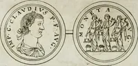 An illustration from Thesaurus numismatum e musaeo Caroli Patini (1672)