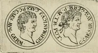 An illustration from Thesaurus numismatum e musaeo Caroli Patini (1672)