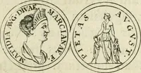 An illustration from Thesaurus numismatum e musaeo Caroli Patini (1672)