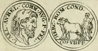 An illustration from Thesaurus numismatum e musaeo Caroli Patini (1672)