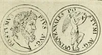 An illustration from Thesaurus numismatum e musaeo Caroli Patini (1672)