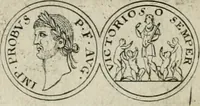 An illustration from Thesaurus numismatum e musaeo Caroli Patini (1672)