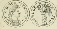 An illustration from Thesaurus numismatum e musaeo Caroli Patini (1672)