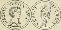 An illustration from Thesaurus numismatum e musaeo Caroli Patini (1672)