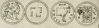 An illustration from Thesaurus numismatum e musaeo Caroli Patini (1672)
