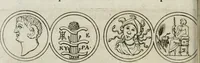 An illustration from Thesaurus numismatum e musaeo Caroli Patini (1672)