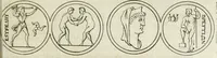 An illustration from Thesaurus numismatum e musaeo Caroli Patini (1672)