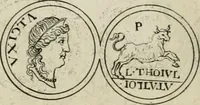 An illustration from Thesaurus numismatum e musaeo Caroli Patini (1672)