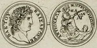 An illustration from Thesaurus numismatum e musaeo Caroli Patini (1672)