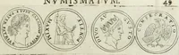 An illustration from Thesaurus numismatum e musaeo Caroli Patini (1672)