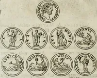 An illustration from Thesaurus numismatum e musaeo Caroli Patini (1672)