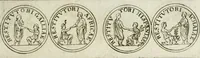 An illustration from Thesaurus numismatum e musaeo Caroli Patini (1672)