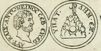 An illustration from Thesaurus numismatum e musaeo Caroli Patini (1672)
