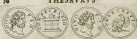 An illustration from Thesaurus numismatum e musaeo Caroli Patini (1672)