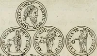 An illustration from Thesaurus numismatum e musaeo Caroli Patini (1672)