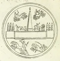 An illustration from Thesaurus numismatum, antiquorum & recentiorum, ex auro, argento, & aere : ab illustriss. & excellentiss. D.D. Petro Mauroceno ... Serenissimae Reipublicae legatus, etc (1683)