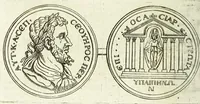 An illustration from Thesaurus numismatum, antiquorum & recentiorum, ex auro, argento, & aere : ab illustriss. & excellentiss. D.D. Petro Mauroceno ... Serenissimae Reipublicae legatus, etc (1683)