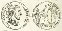 Picture 14 of 19 from Thesaurus numismatum, antiquorum & recentiorum, ex auro, argento, & aere : ab illustriss. & excellentiss. D.D. Petro Mauroceno ... Serenissimae Reipublicae legatus, etc (1683), leaf 82