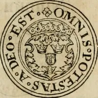 An illustration from Thesaurus nummorum sueo-gothicorum : studio indefesso Eliae Brenneri L. annorum spatio collectus, secundum seriem temporum dispositus, atqve e tenebris, cum commentatione in apricum prolatus ; accessit ejusdem auctoris Libellus de nummophylaciis Sveciae: de scriptoribus rei nummariae svethicae, atque de thesauris, seu variis vetustorum nummorum cumulis, passim per Sveoniam fortuito casu repertis (1731)