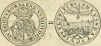 An illustration from Thesaurus nummorum sueo-gothicorum : studio indefesso Eliae Brenneri L. annorum spatio collectus, secundum seriem temporum dispositus, atqve e tenebris, cum commentatione in apricum prolatus ; accessit ejusdem auctoris Libellus de nummophylaciis Sveciae: de scriptoribus rei nummariae svethicae, atque de thesauris, seu variis vetustorum nummorum cumulis, passim per Sveoniam fortuito casu repertis (1731)