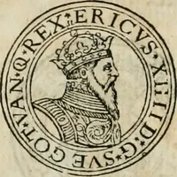 An illustration from Thesaurus nummorum sueo-gothicorum : studio indefesso Eliae Brenneri L. annorum spatio collectus, secundum seriem temporum dispositus, atqve e tenebris, cum commentatione in apricum prolatus ; accessit ejusdem auctoris Libellus de nummophylaciis Sveciae: de scriptoribus rei nummariae svethicae, atque de thesauris, seu variis vetustorum nummorum cumulis, passim per Sveoniam fortuito casu repertis (1731)