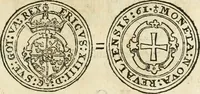 An illustration from Thesaurus nummorum sueo-gothicorum : studio indefesso Eliae Brenneri L. annorum spatio collectus, secundum seriem temporum dispositus, atqve e tenebris, cum commentatione in apricum prolatus ; accessit ejusdem auctoris Libellus de nummophylaciis Sveciae: de scriptoribus rei nummariae svethicae, atque de thesauris, seu variis vetustorum nummorum cumulis, passim per Sveoniam fortuito casu repertis (1731)