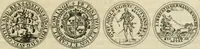 An illustration from Thesaurus nummorum sueo-gothicorum : studio indefesso Eliae Brenneri L. annorum spatio collectus, secundum seriem temporum dispositus, atqve e tenebris, cum commentatione in apricum prolatus ; accessit ejusdem auctoris Libellus de nummophylaciis Sveciae: de scriptoribus rei nummariae svethicae, atque de thesauris, seu variis vetustorum nummorum cumulis, passim per Sveoniam fortuito casu repertis (1731)
