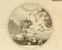 An illustration from Thesaurus nummorum sueo-gothicorum : studio indefesso Eliae Brenneri L. annorum spatio collectus, secundum seriem temporum dispositus, atqve e tenebris, cum commentatione in apricum prolatus ; accessit ejusdem auctoris Libellus de nummophylaciis Sveciae: de scriptoribus rei nummariae svethicae, atque de thesauris, seu variis vetustorum nummorum cumulis, passim per Sveoniam fortuito casu repertis (1731)