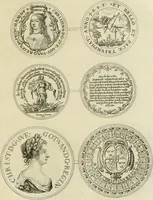 An illustration from Thesaurus nummorum sueo-gothicorum : studio indefesso Eliae Brenneri L. annorum spatio collectus, secundum seriem temporum dispositus, atqve e tenebris, cum commentatione in apricum prolatus ; accessit ejusdem auctoris Libellus de nummophylaciis Sveciae: de scriptoribus rei nummariae svethicae, atque de thesauris, seu variis vetustorum nummorum cumulis, passim per Sveoniam fortuito casu repertis (1731)