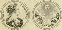 An illustration from Thesaurus nummorum sueo-gothicorum : studio indefesso Eliae Brenneri L. annorum spatio collectus, secundum seriem temporum dispositus, atqve e tenebris, cum commentatione in apricum prolatus ; accessit ejusdem auctoris Libellus de nummophylaciis Sveciae: de scriptoribus rei nummariae svethicae, atque de thesauris, seu variis vetustorum nummorum cumulis, passim per Sveoniam fortuito casu repertis (1731)