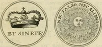 An illustration from Thesaurus nummorum sueo-gothicorum : studio indefesso Eliae Brenneri L. annorum spatio collectus, secundum seriem temporum dispositus, atqve e tenebris, cum commentatione in apricum prolatus ; accessit ejusdem auctoris Libellus de nummophylaciis Sveciae: de scriptoribus rei nummariae svethicae, atque de thesauris, seu variis vetustorum nummorum cumulis, passim per Sveoniam fortuito casu repertis (1731)